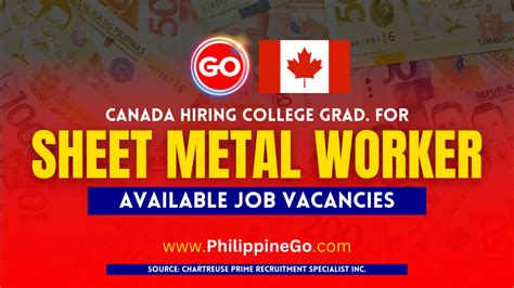 sheet metal worker jobs in ontario, canada 